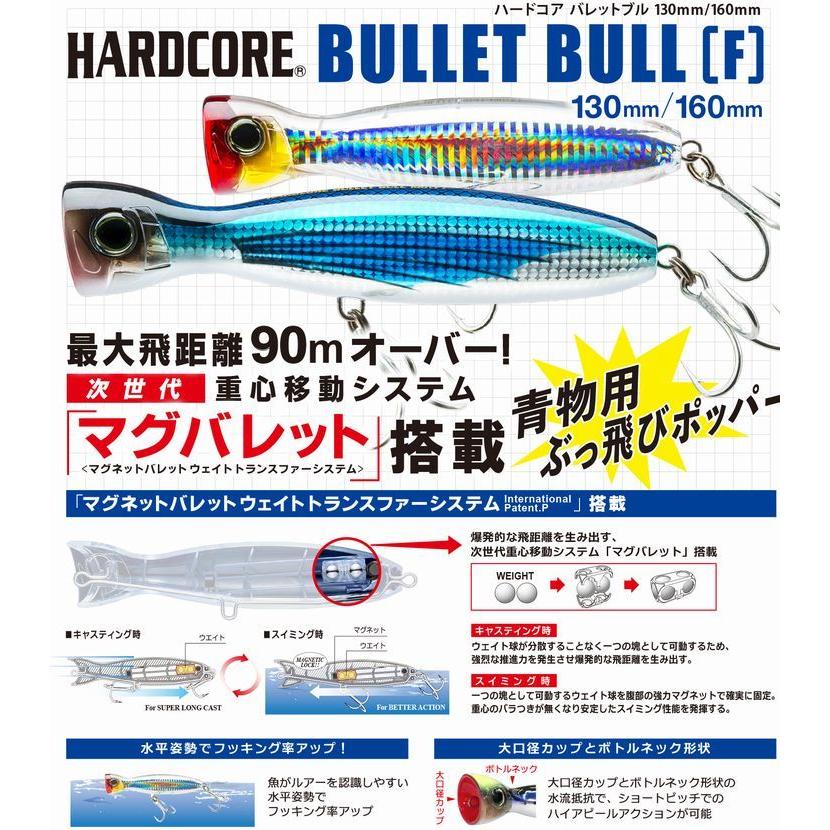 DUEL（デュエル） ハードコア バレットブル F160 80g シーバス