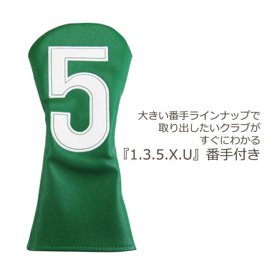 ゴルフ ヘッドカバー ドライバー 440cc 460cc 用 カバー ウッド