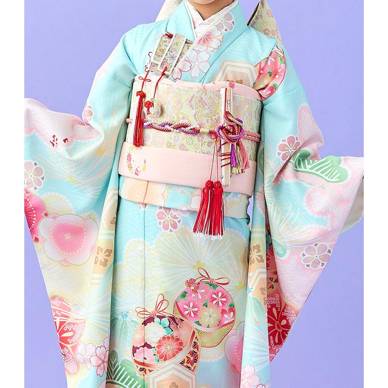 七五三 着物 7歳 女の子 着物フルセット 式部浪漫 ブランド 絵羽柄 梅