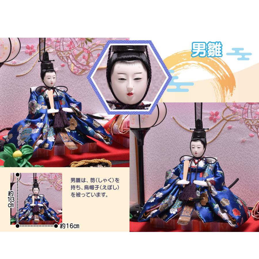 雛人形 コンパクト ひな人形 【選べるおひな】雛人形 ケース飾り
