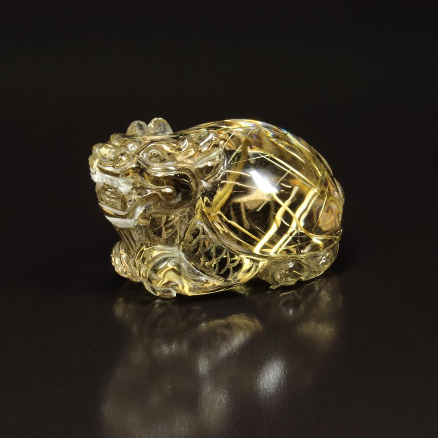 タイチンルチル 圧巻の迫力 龍亀 ロングイ Lng3 / 32g 台座付 順利財源