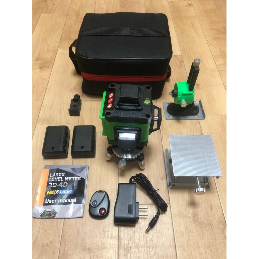 16ライングリーン レーザー墨出し器/測定器/墨出し機/水準器/墨出器4D