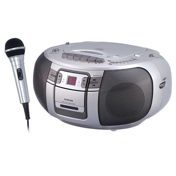 LOHACO - 小泉成器 CDラジカセ SAD-4943/S マイク付