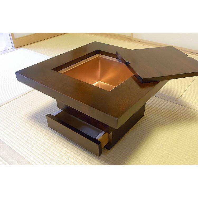 セット割 角火鉢 欅けやき【火鉢本体＋道具5点セット】送料無料 ※返品