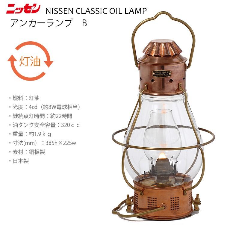 受注生産品 ns3 日本船燈 アンカーランプB ニッセン オイルランプ