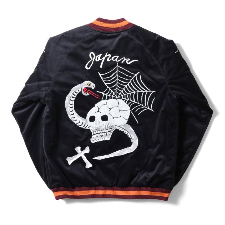 HOUSTON（ヒューストン） 51387 VELVETEEN SOUVENIR JACKET (SKULL