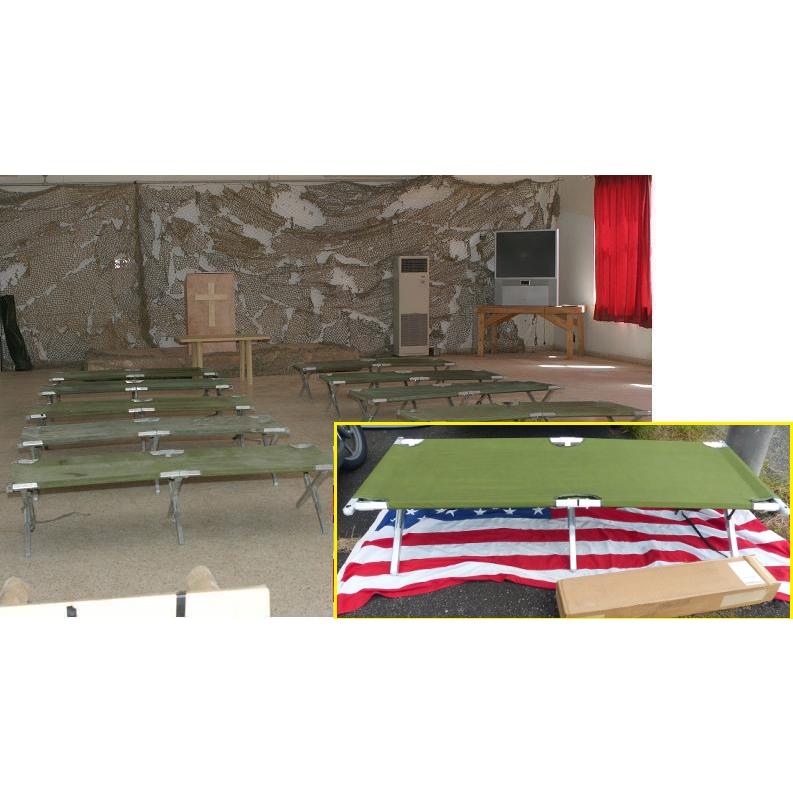 米軍実物 GIコット フォールディングコット 折り畳みベッド 野戦ベッド