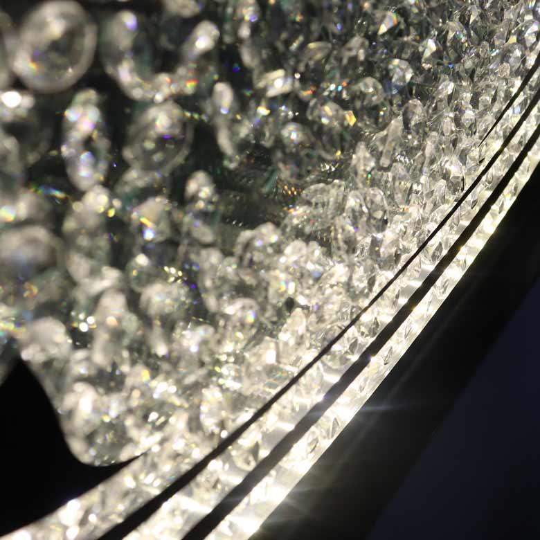 ミラー家具 スワンフレーム 鏡 フレーム グラムスタイル シルバー