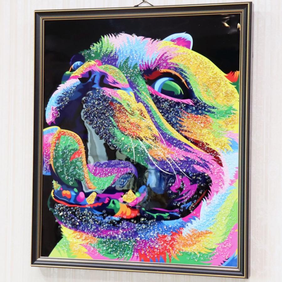 アートフレーム 虎徹/フレブル フレンチブルドッグ クリスタル