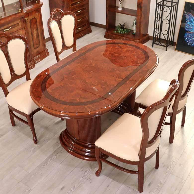 サルタレッリ フローレンス ダイニングテーブルセット 145cm 5点セット