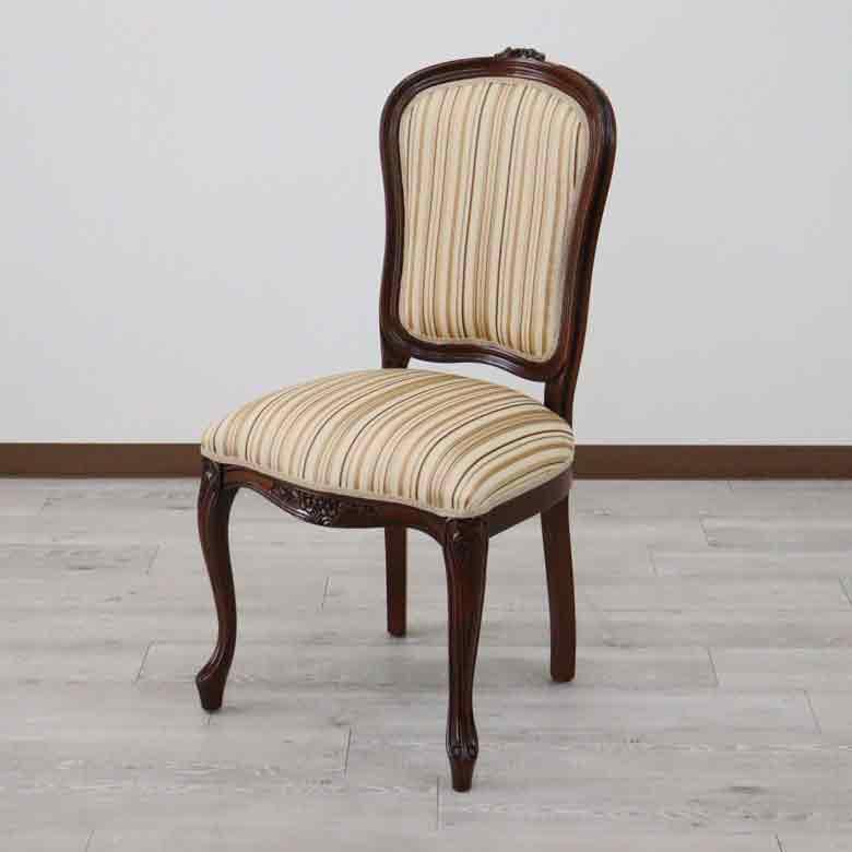 ダイニングチェア イタリア 木製 猫脚 完成品 椅子 チェア ヴェローナ