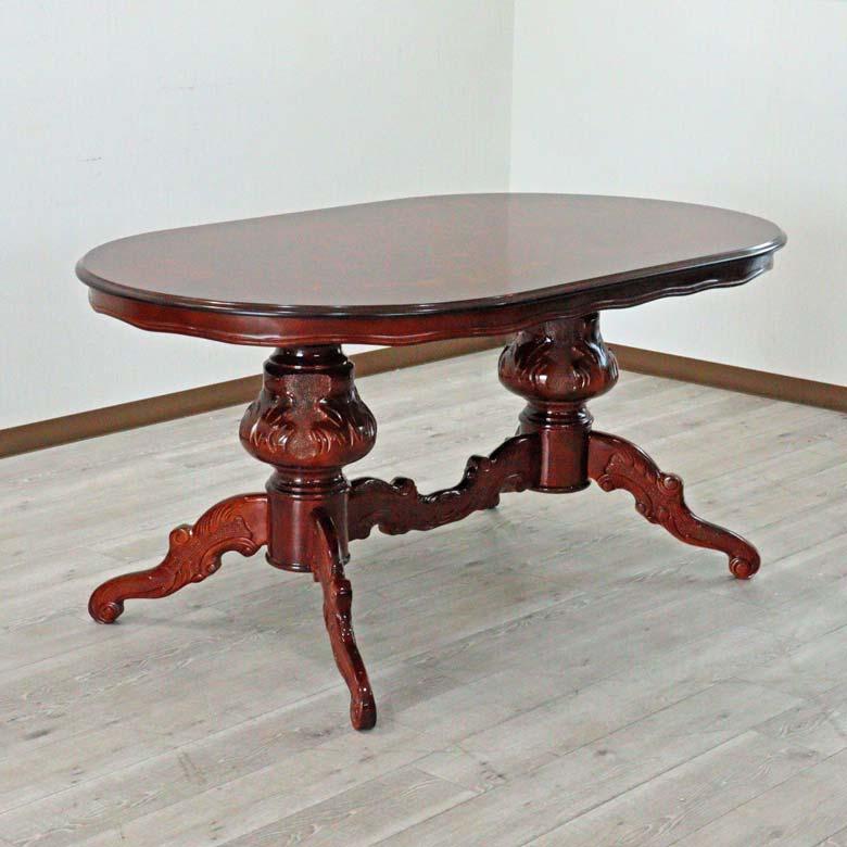 イタリア ダイニングテーブル 160cm幅 4人用 象嵌 レジーナ アッティカ