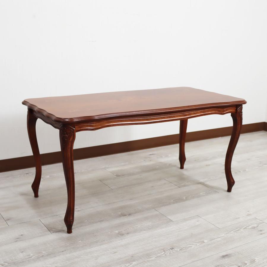 イタリア リビングテーブル 長方形 象嵌 100cm センターテーブル ロー