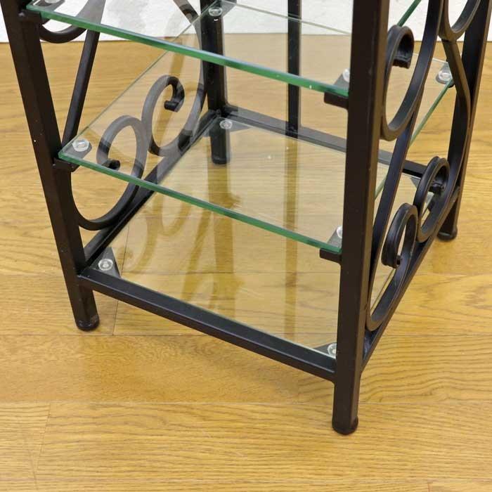 アイアンスリッパラック 大理石天板 フラワースタンド 花台 飾り台