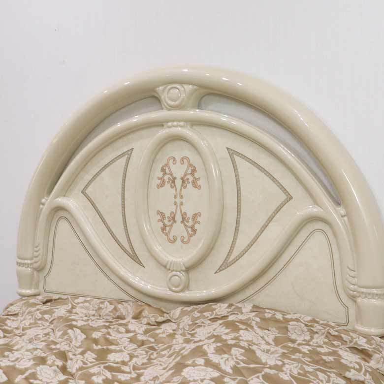 サルタレッリ フローレンス ベッドフレーム シングルベッド アイボリー