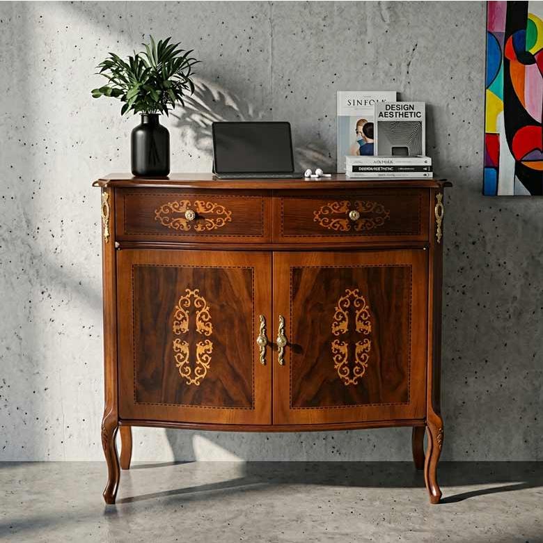 Pistolesi Firenzeイタリア最高級 象嵌サイドボード ヴィンテージ