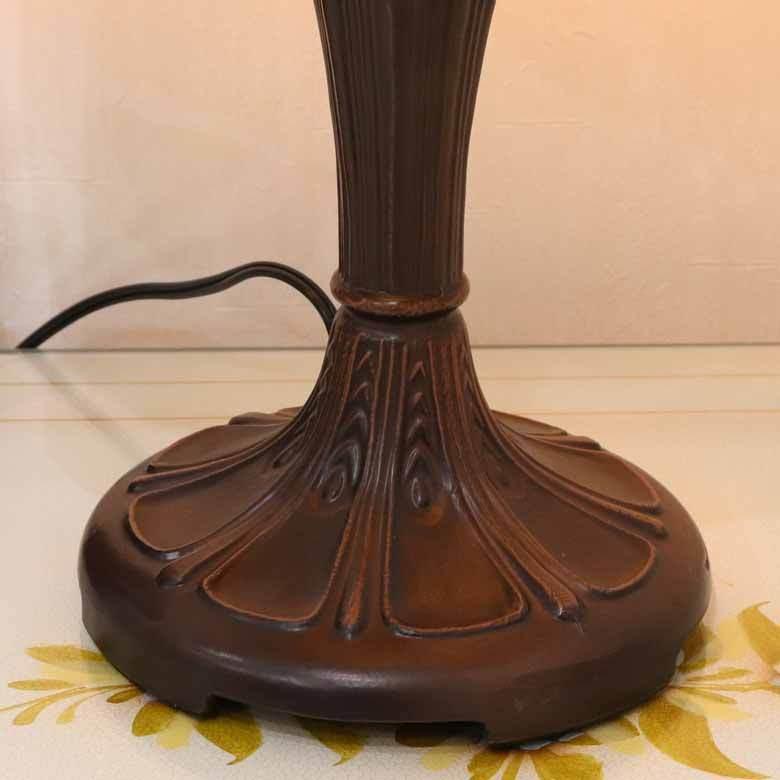 ステンドグラスランプ 葡萄 12インチ ティファニーランプ レトロ