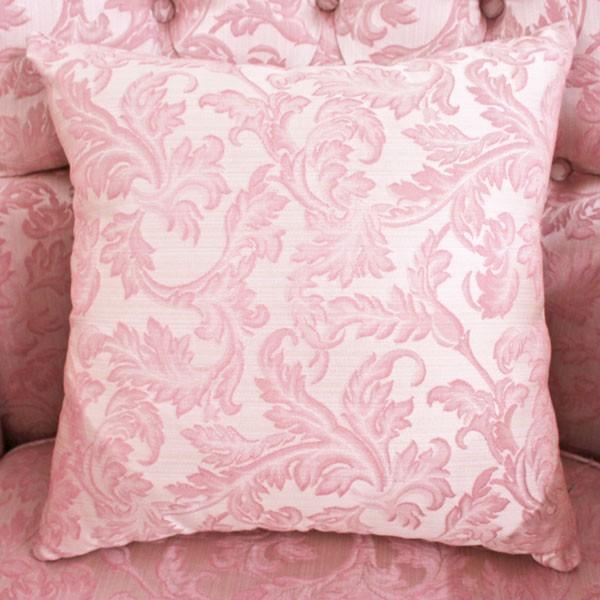 イタリア 1Pソファ ホワイト パリッジ アラベスク ピンク 白家具