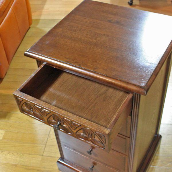 5段チェスト オーク 完成品 木製 レトロ タンス : インテリア北欧Yahoo