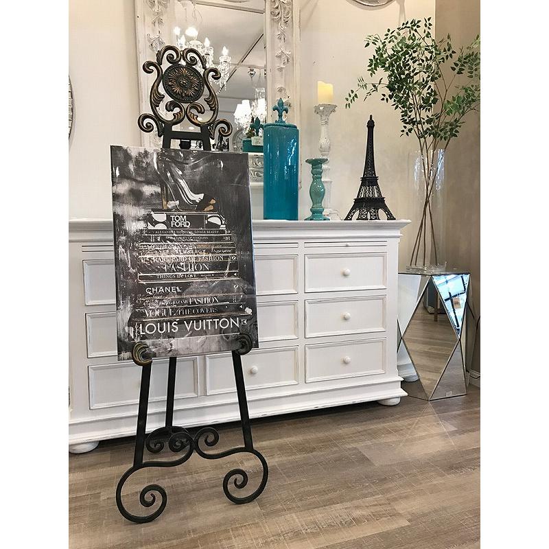 アイアンイーゼル ボードスタンド 店舗 案内板 アンティーク ロート