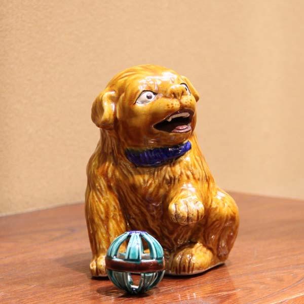 九谷焼 浅蔵五十吉 九谷焼干支置物犬 戌 : 北山堂 - 通販 - Yahoo