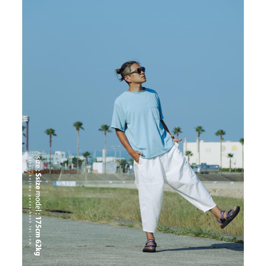 児島ジーンズ LELAX by バルーン パンツ 2 ストレッチ メンズ サルエル