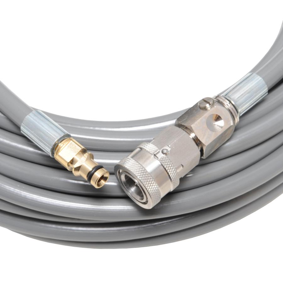 10M ライトグレーホース ケルヒャークイックコネクト対応 ガン側カプラ