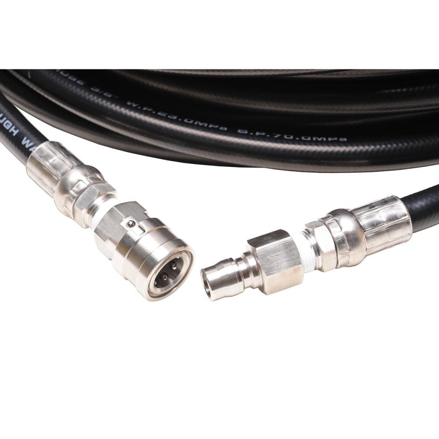 20M 3/8（3分） ワンタッチカプラ付高圧洗浄機 タフホース : ホース屋