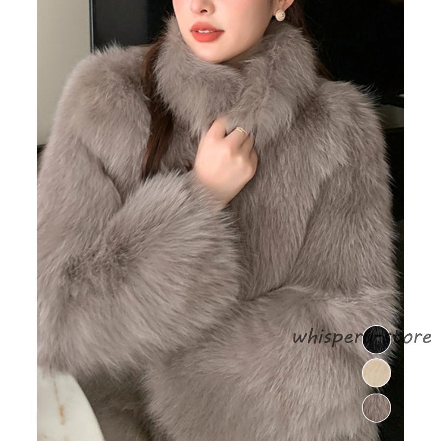 フェイクファージャケット ファーコート冬 : 星野 - 通販 - Yahoo