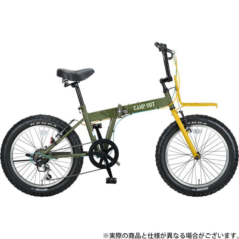 Lulu Jeep 折りたたみ自転車 オリーブグリーン カーキー Lulu Jeep