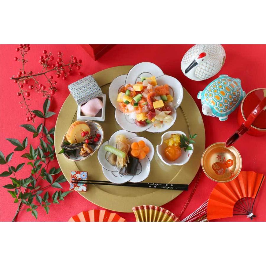 梅結び 小皿 (プラチナ線) 11cm 有田焼 田清窯 // 和食器 食器 取皿