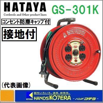 HATAYA ハタヤ サンデーリール GS-301K 標準型コードリール 接地付 30m