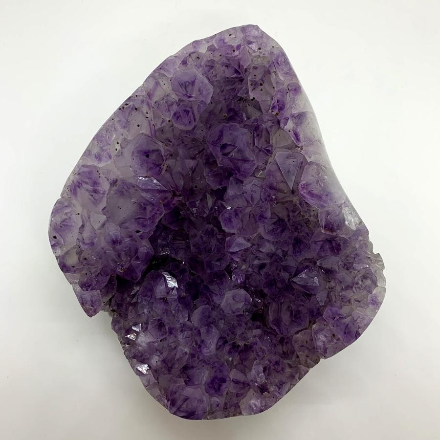 ブラジル産 アメジスト クラスター ドーム 天然石 原石 1点物 台座付き