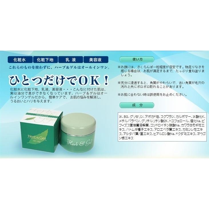 ハーブ＆ゲル 120g 1個 (水性ゲル状保湿クリーム) : ヘルシーボックス