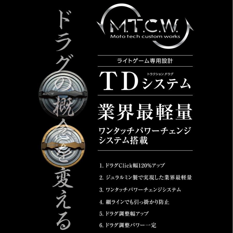M.T.C.W. ☆特価品10％OFF【MTCW】TD system ドラグノブ（TDシステム