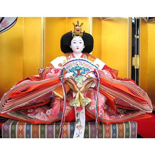 雛人形 七段飾り 平安泉匠作 京西陣金襴衣裳着十五人七段飾りセット