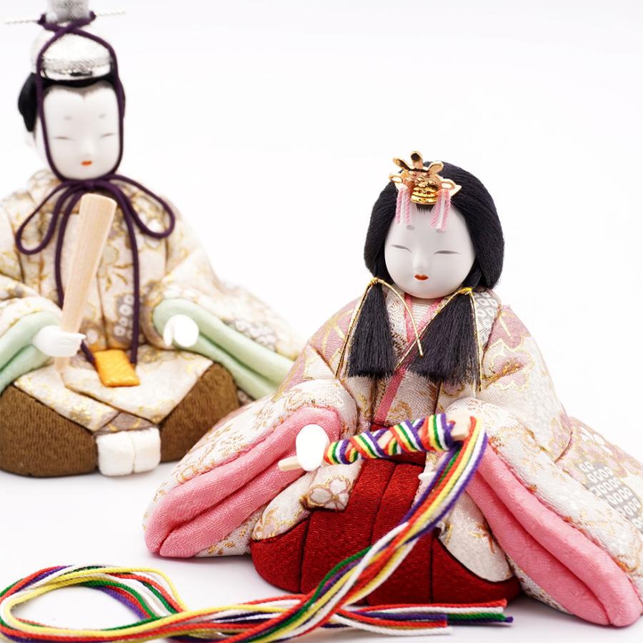 一秀作 江戸木目込 桃山雛 親王飾り 雛人形/ひな人形/雛祭り