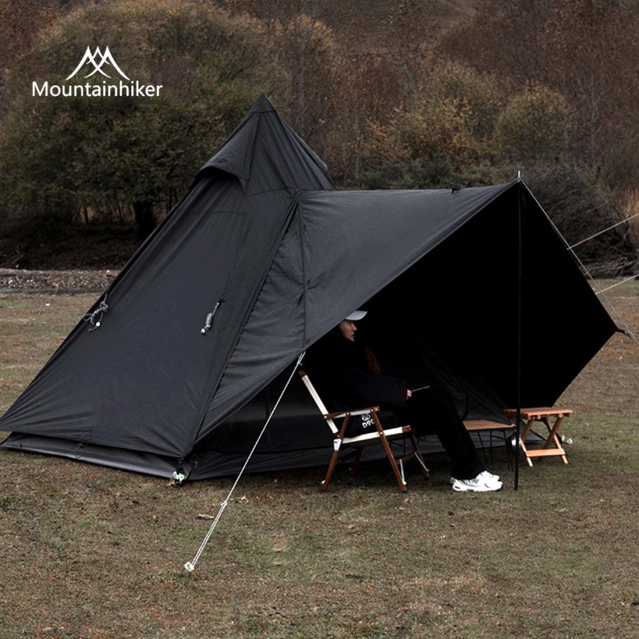 SWAG GEAR ワンポールテント 2-3人用 Mountainhiker ブラック ベージュ