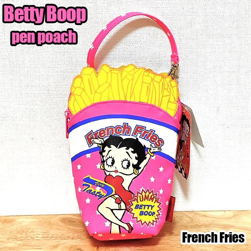 BETTY BOOP（ベティ ブープ） ペンポーチ フレンチフライ ピンク