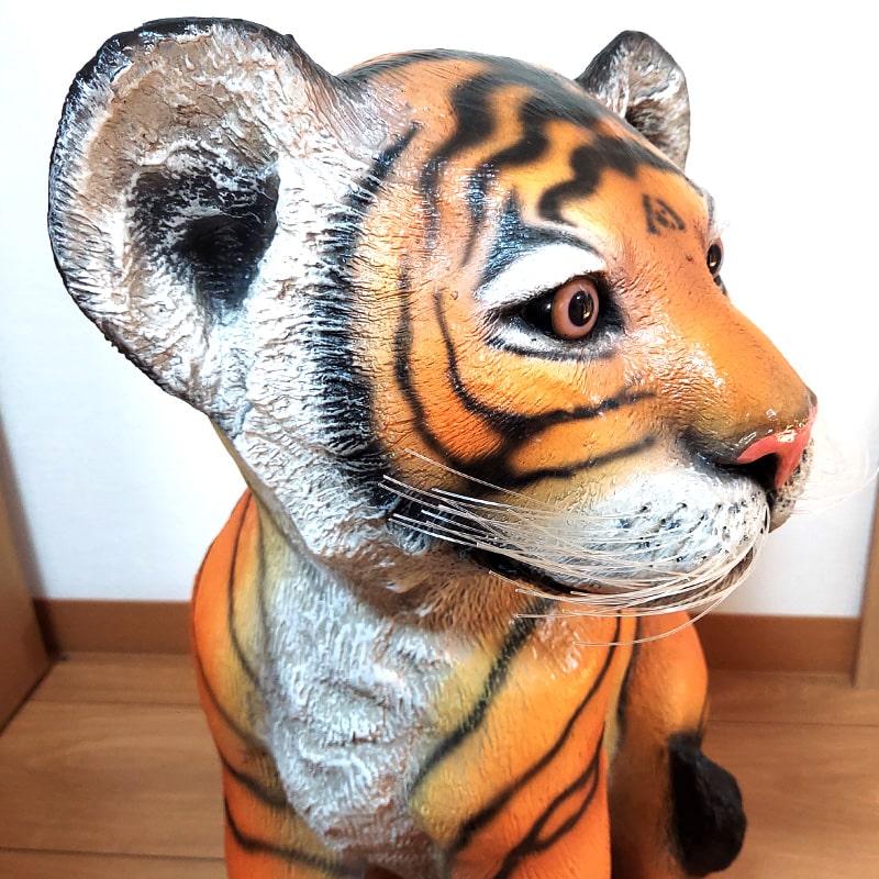 アメリカン レトロ 置物 トラ フィギュア チャイルドタイガー オブジェ