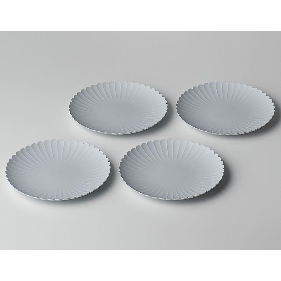 1616 / arita japan ギフト パレスプレート グレー 22cm 4枚セット