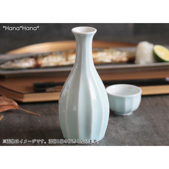 青白磁面取 1合徳利 200ml 有田焼 // 和食器 食器 酒器 とっくり