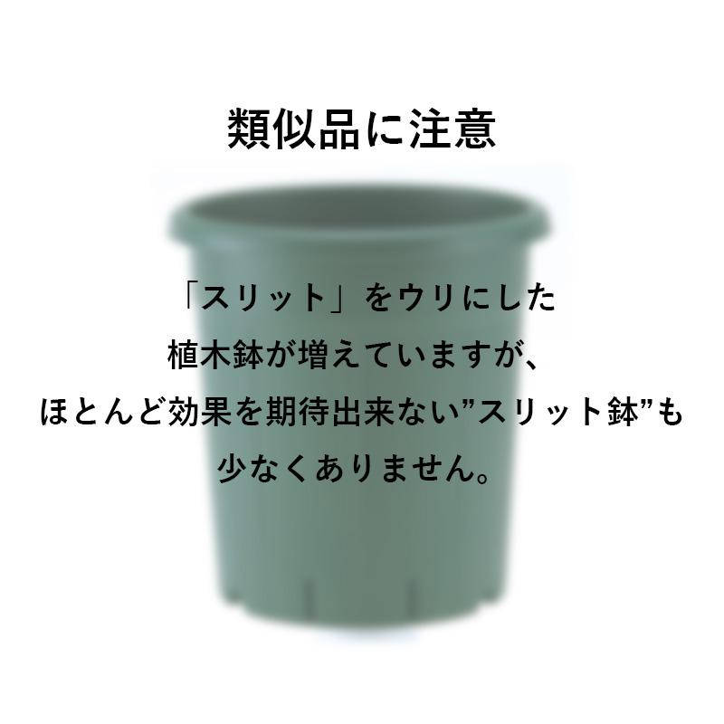8号スリット鉢 直径24cm CSM-240 容量約6.1L 標準型 モスグリーン 紺