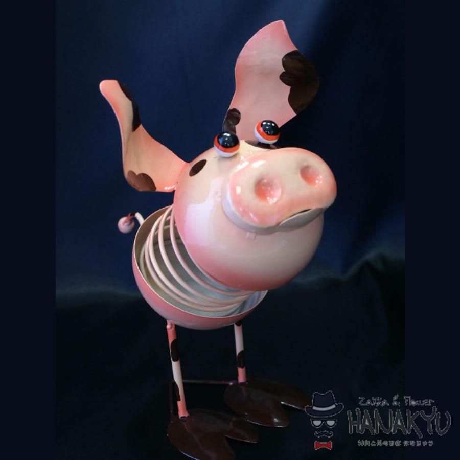 ブリキ おしゃれ 置物 オブジェ インテリア ぶた ブタ ユニーク