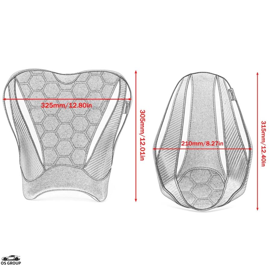 並行輸入品】 ZX4R ZX4RR フロント ドライブr シート リア クッション