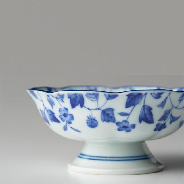 食器 和食器 小鉢 高台 足つき ボウル デザートカップ 12cm 和モダン