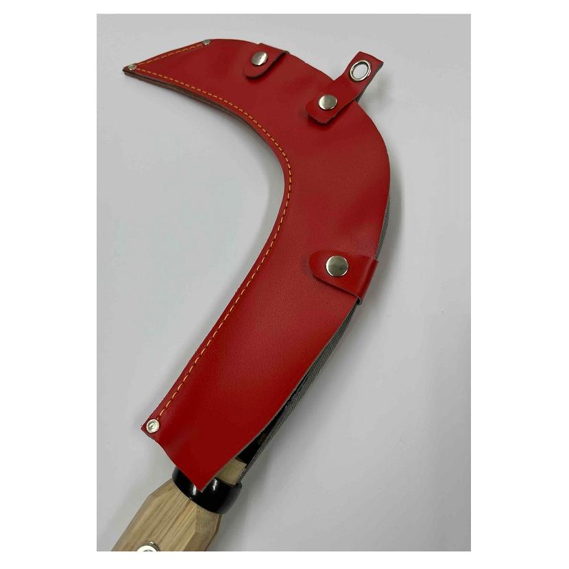 在庫あり 土佐刃物 造林鎌 両刃中曲 450g 椎1200mm柄付 カバー付