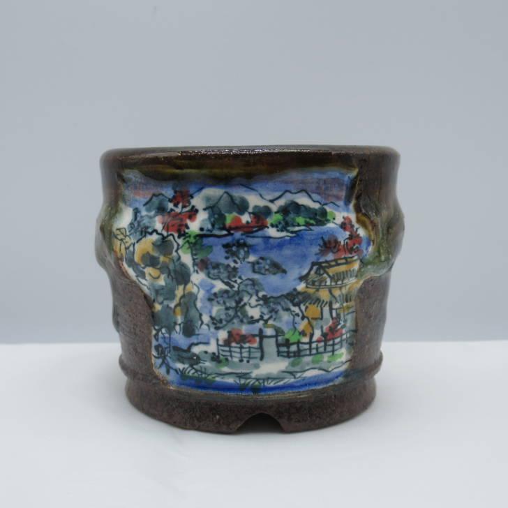 陶翠 盆栽鉢 丸鉢 落款 現品 新品 : はニわ株式会社 Yahoo!ショップ