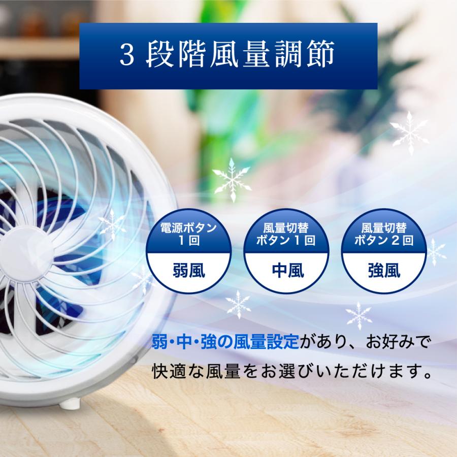 ハンファ ポータブルクーラー 扇風機 冷風機 冷風扇 卓上 風量3段階