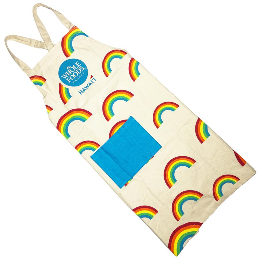 WHOLE FOODS MARKET ホールフーズマーケット エプロン【レインボー